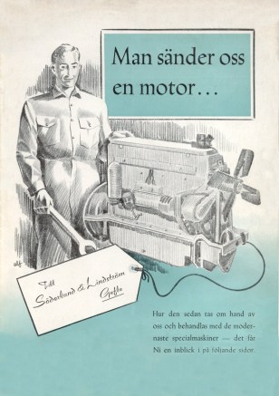 Reklamblad från 1943